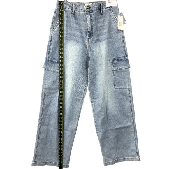 Jessica Simpson Jenna Horizon Utility Wide Leg Cargo Jeans NWT Womens Size 10/30 - Picture 12 of 15